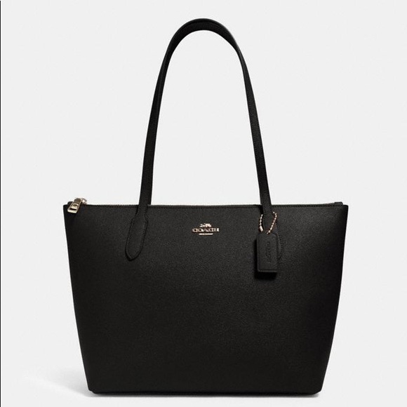 Coach Crossgrain Zip Top Tote - Picture 2 of 7